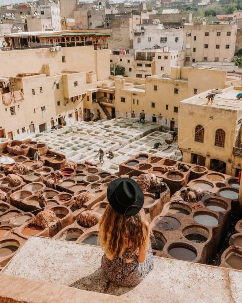 Curtidos tradicionales de Fez